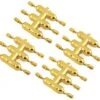 DS Racing Drift Element Scale Lug Nuts (Gold Chrome) (24) (Short)