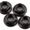 DS Racing 4x5.5mm Stainless Steel Wheel Nuts (Black) (4)