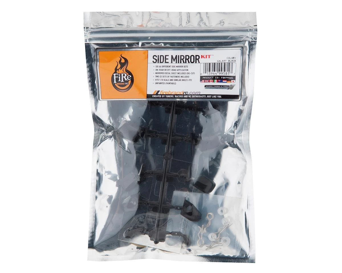 Firebrand RC Side Mirrors Kit (6) 2 Firebrand RC Side Mirrors Kit (6) - Image 2