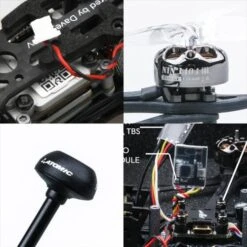 Flywoo HEXplorer LR 4" HD Hexa-copter W/ Nebula Pro Vista Digital HD System - BNF TBS Crossfire -Toys Model Store hexplorerhd4