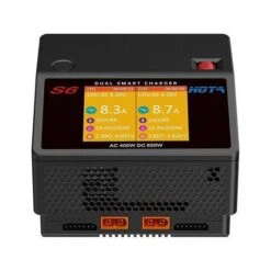 HOTA S6 AC 400W DC 325W*2 15A*2 Dual Channel Lipo Charger For 1-6S LiHv/LiPo/LiFe/Lilon Battery