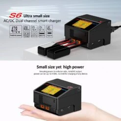 HOTA S6 AC 400W DC 325W*2 15A*2 Dual Channel Lipo Charger For 1-6S LiHv/LiPo/LiFe/Lilon Battery 11 HOTA S6 AC 400W DC 325W*2 15A*2 Dual Channel Lipo Charger For 1-6S LiHv/LiPo/LiFe/Lilon Battery -Toys Model Store hota s6 charger