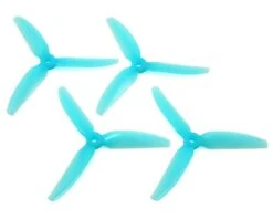 HQ Durable PC Prop 5X4X3V1S: Light Blue (2CW+2CCW)