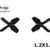 HQ Micro Whoop 1.2x1.3x4 1mm Shaft (31mm) - Black