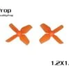 HQ Micro Whoop 1.2x1.2x4 0.8mm Shaft (31mm) - Orange