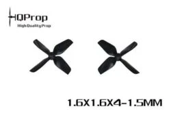 HQ Micro Whoop 1.6x1.6x4 1.5mm Shaft (40mm) - Black