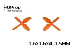 HQ Micro Whoop 1.6x1.6x4 1.5mm Shaft (40mm) - Orange