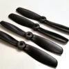 DAL Indestructible 4045 V2 Bullnose Props - BLACK