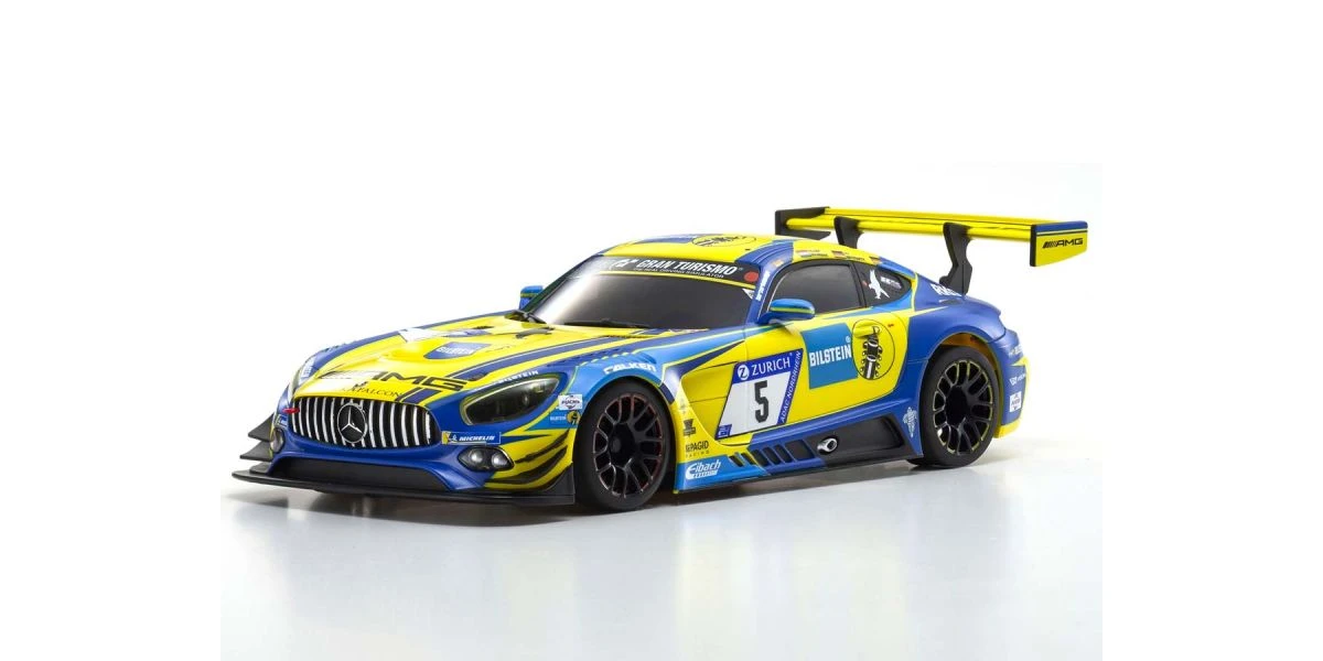 Kyosho 32338BLY Mini-Z RWD Mercedes-AMG GT3 No.5 24H Nurgugring 2018 2 Kyosho 32338BLY Mini-Z RWD Mercedes-AMG GT3 No.5 24H Nurgugring 2018 - Image 2