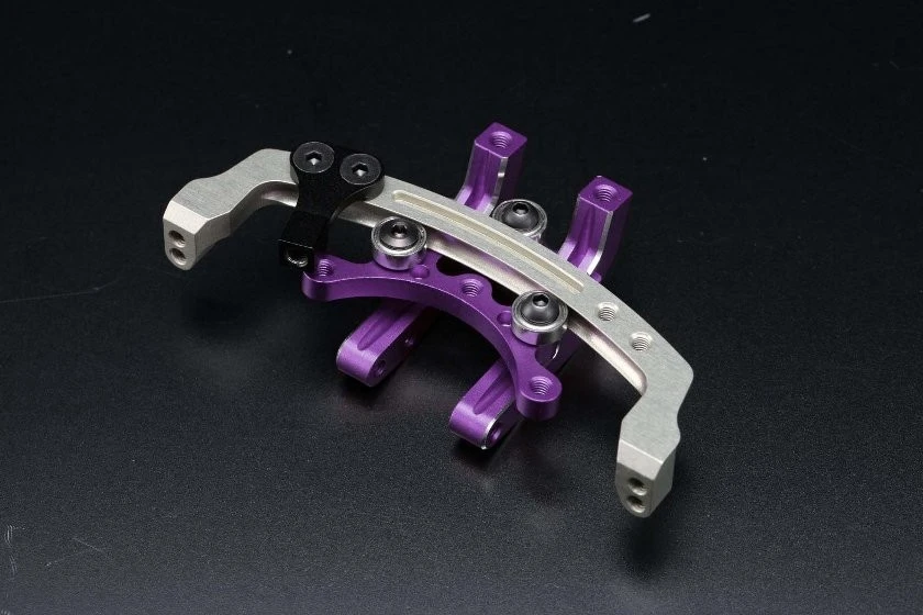 Yokomo Limited Edition MD 1.0 Master Drift 1/10 RWD Drift Car Kit (Purple) 4 Yokomo Limited Edition MD 1.0 Master Drift 1/10 RWD Drift Car Kit (Purple) - Image 4