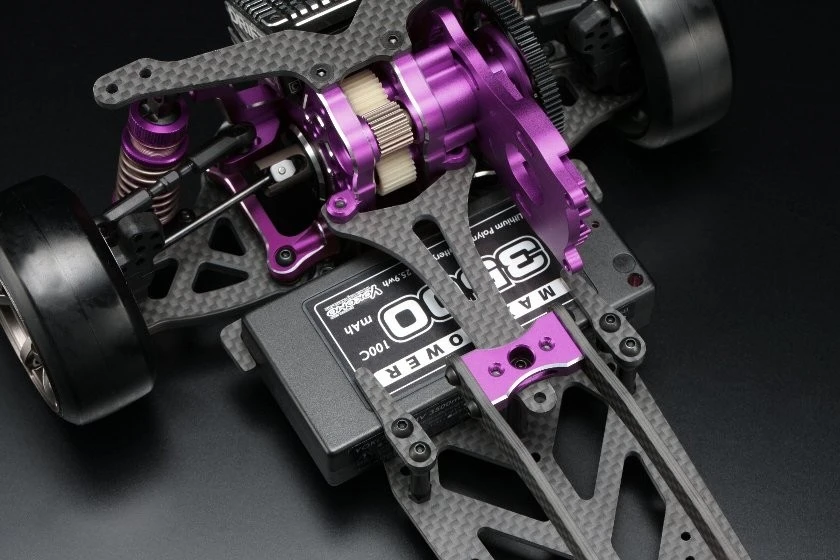 Yokomo Limited Edition MD 1.0 Master Drift 1/10 RWD Drift Car Kit (Purple) 5 Yokomo Limited Edition MD 1.0 Master Drift 1/10 RWD Drift Car Kit (Purple) - Image 5