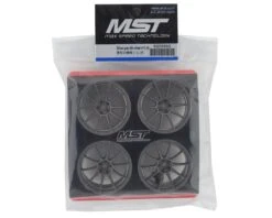 MST 5H Wheel Set (Silver Grey) (4) (1mm Offset) W/12mm Hex -Toys Model Store mxs 832058sg 3