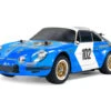 Tamiya 1973 Alpine A110 Jägermeister Body W/Parts Set (Clear)
