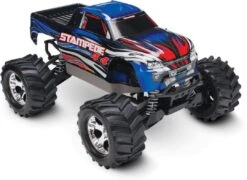 Traxxas Stampede 4X4 Brushed Titan 12t Motor And XL-5 ESC RTR - Blue
