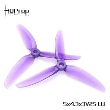 HQ Durable PC Prop 5X4.3X3V2S: Light Purple (2CW+2CCW)